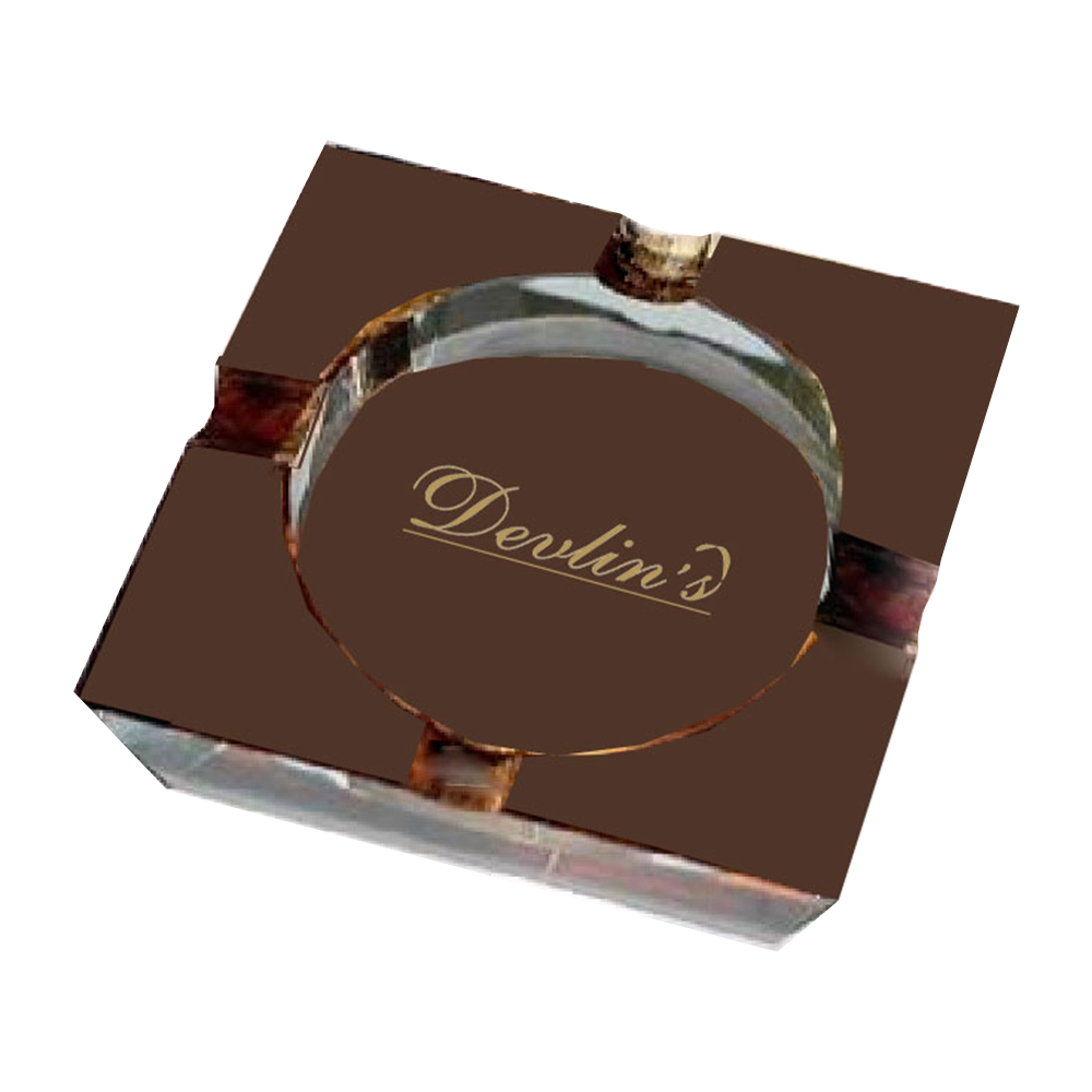 Devlin's Crystal 4 Stick Ashtray