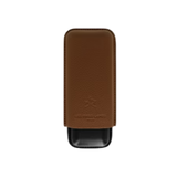 Les Fines Lames  Cigar Case - Duo Brown Pebble Leather