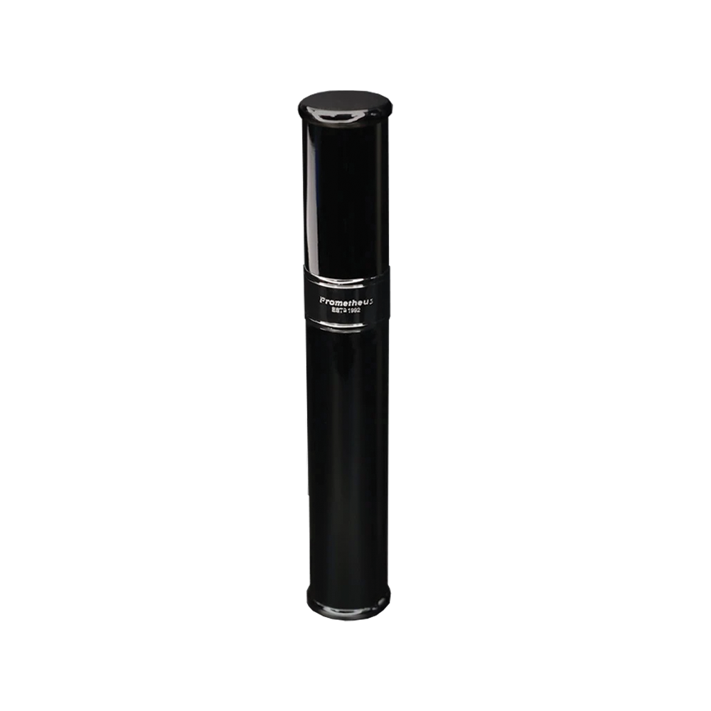 Prometheus Cigar Tube Black Lacquer with Gun Metal