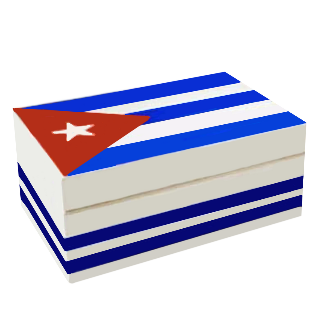 50-75 Stick Cuba Flag humidor