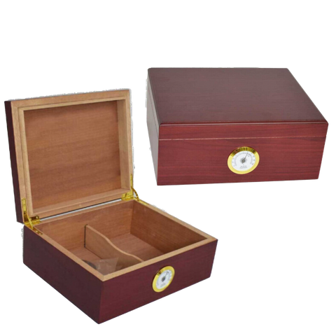 50 Stick Cherry Humidor with Bult in Hygrometer