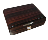 40 Stick Macassar High Gloss Humidor With Rounded Edges