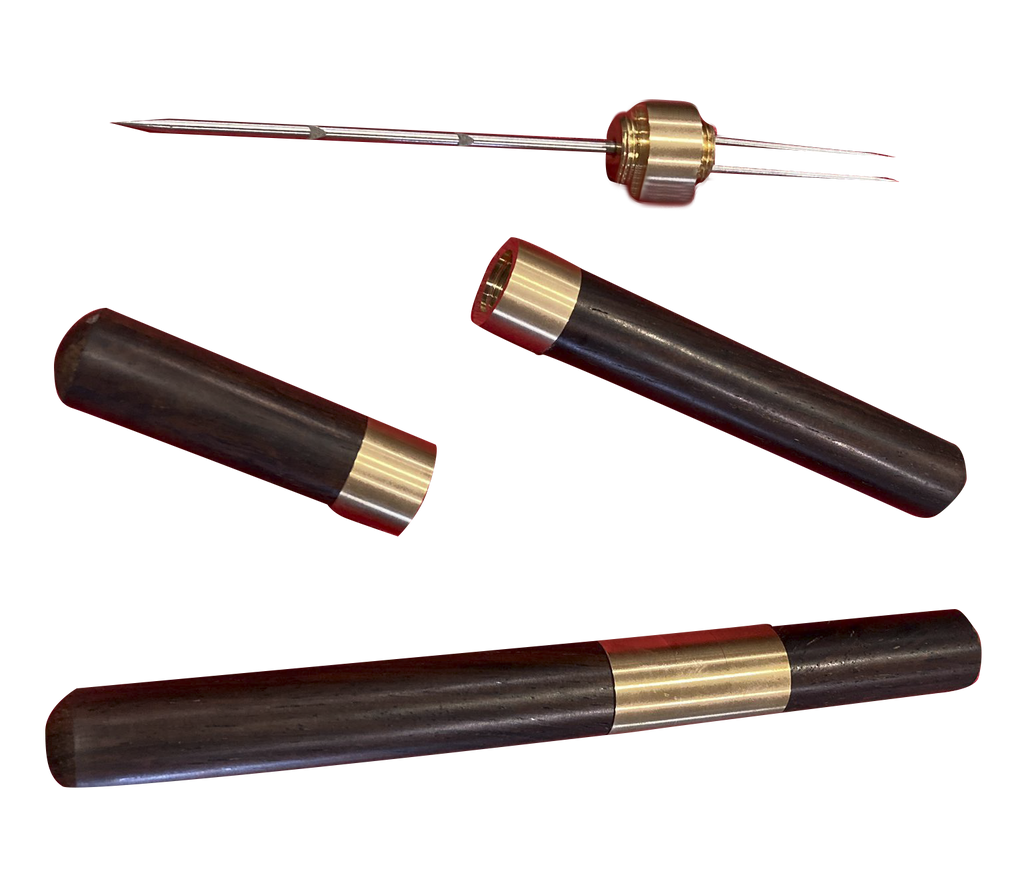 Cigar Draw Tool With Nubber Ebony & Copper