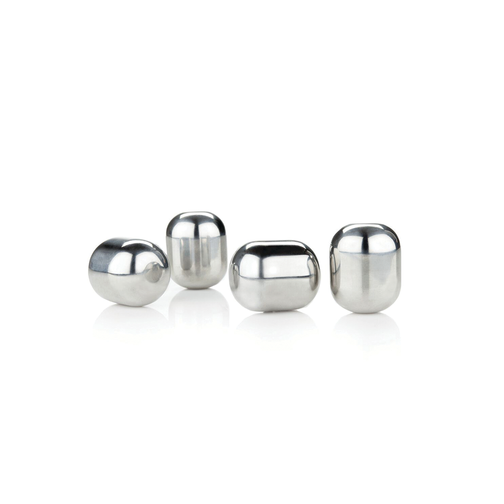 Viski Glacier Rocks Stainless Steel Wine Globes Devlin's