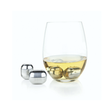 Viski Glacier Rocks Stainless Steel Wine Globes