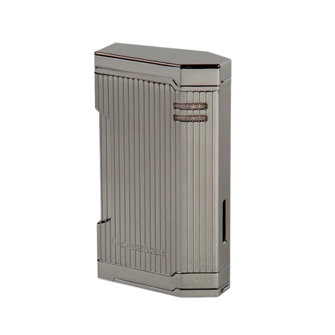 Prometheus Magma T Light Gun Metal Vertical Lines Lighter