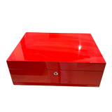 200 Stick Deluxe Humidor Red Piano Finish