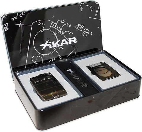 Xikar Ultra Cutter/Lighter Combo Black