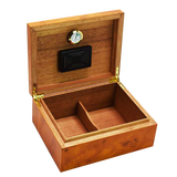40Ct Humidor Burl Wood Veneer Matt Finish