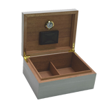 40Ct Humidor Brush Aluminum Finish