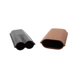 Les Fines Lames  Cigar Case - Duo Brown Pebble Leather