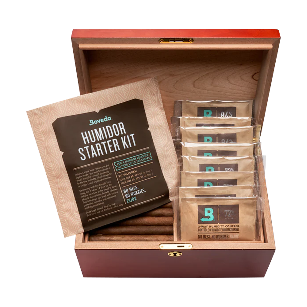 Boveda 84% and 72% RH Starter Kit for 75/100 Wood Humidor - 4 Pack