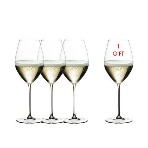 RIEDEL Veritas Pay 3 Get 4 Champagne Wine Glass