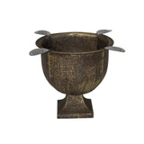 Stinky Box Pressed 4 Stirrup Ashtray Cast Gold