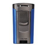 XIKAR Astral Single Jet Flame Lighter Gunmetal and Blue
