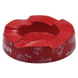 XiKAR Wave Cigar Ashtray Red & White