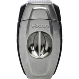 Xikar Flip Dual Cutter Brushed Chrome