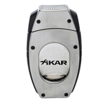 Xikar Flip Dual Cutter Brushed Chrome