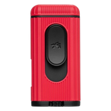Xikar Hedron Hybrid Jet Soft Flame Lighter Red and Black