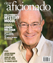 Cigar Aficionado Magazine Oct 08