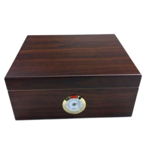 50 Stick Burl Humidor with Bult in Hygrometer
