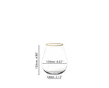 RIEDEL Gin Set Limited Edition Gold Rim