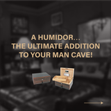 150 Stick Macassar Wood Humidor Square