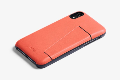 Bellroy iPhone XR Case - 3 Card Coral