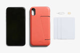 Bellroy iPhone XR Case - 3 Card Coral
