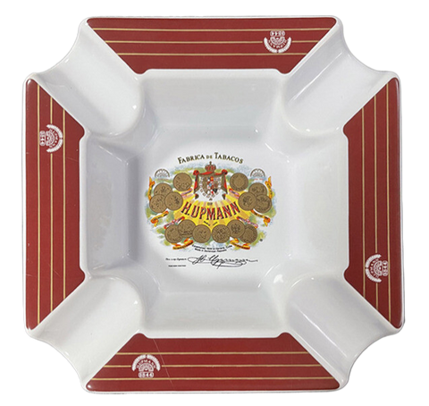 H. Upmann Styled Ceramic Ashtray Square