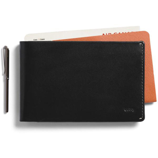 Bellroy Travel Wallet Black- Premium Leather Wallet with RFID