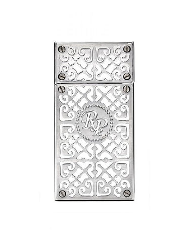 Rocky Patel Burn Lighter Chrome and Chrome Plates