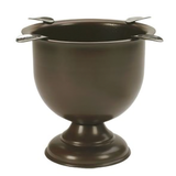 Stinky Tall 4 Stirrup Ashtray Chocolate Brown