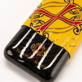 Fuente The OpusX Society Cigar Carbon Fiber Case -  Yellow/Black