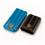 Fuente The OpusX Society Cigar Carbon Fiber Case - Blue/Black