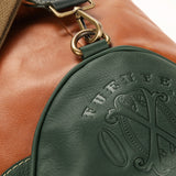 Fuente The OpusX Society Italian Leather Duffel Bag - Olive