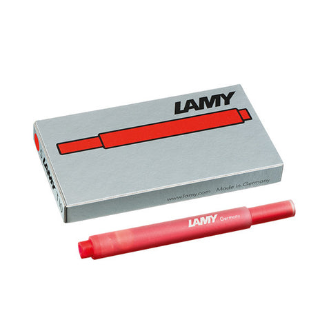 Lamy T10 Ink Refill Cartridges Red