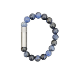 Punch Bracelet Les Fines Lames STEEL SODALITE 10mm Medium