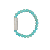 Punch Bracelet Les Fines Lames STEEL Turquoise 8mm Medium