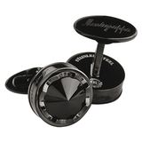 Montegrappa Parola Cufflinks Black Glass