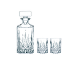 Nachtmann Noblesse Whiskey 3 Piece Decanter Set