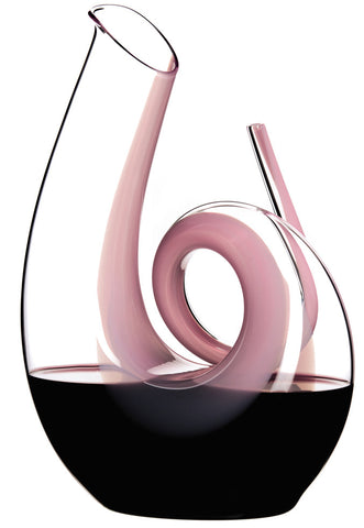 Riedel Curly Pink Decanter