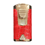 Rocky Patel Statesman 3 Flame Lighter - Gold & Red Leather
