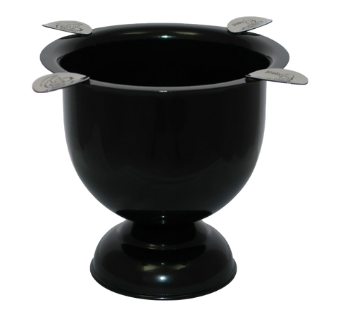 Stinky Tall 4 Stirrup Ashtray Jet Black