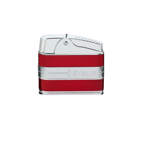 Siglo Retro Table Lighter Red