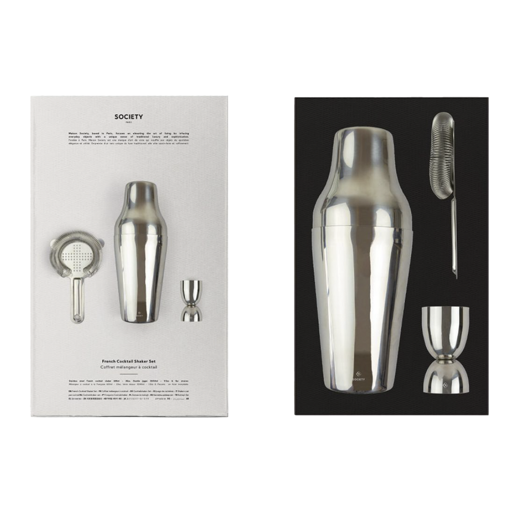 Society Paris French Cocktail Shaker Set Devlin's