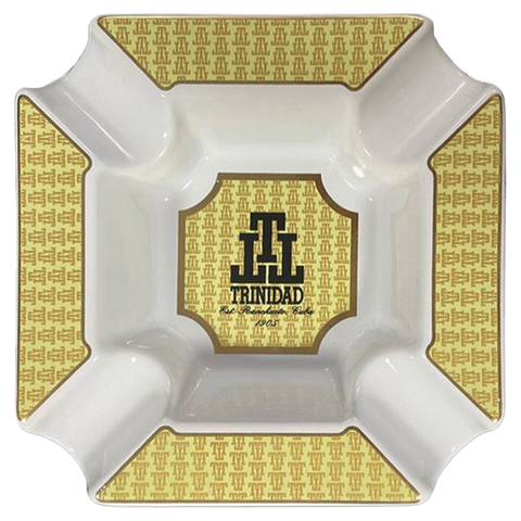 Trinidad Styled Ceramic Ashtray Square