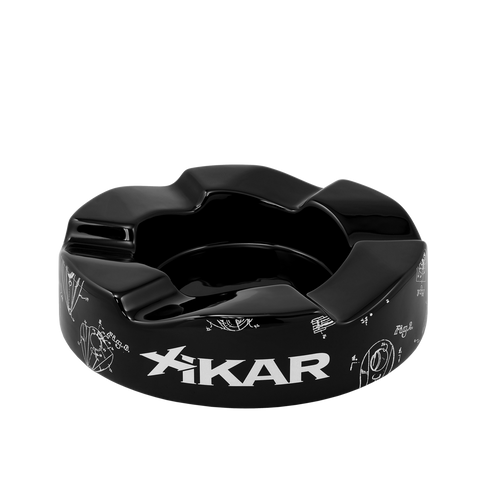 XiKAR Wave Cigar Ashtray Black & White
