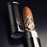 Prometheus Pocket Travel Cigar Tubes Gun Metal