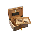 Old World 75 -100 Cigar Humidor with Antique Map Veneer